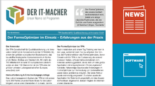Neuer Kurzbericht zum APEX FormsOptimizer verfügbar