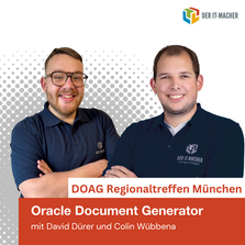 DOAG Regionaltreffen München/Südbayern – Der IT-MACHER ist dabei!
