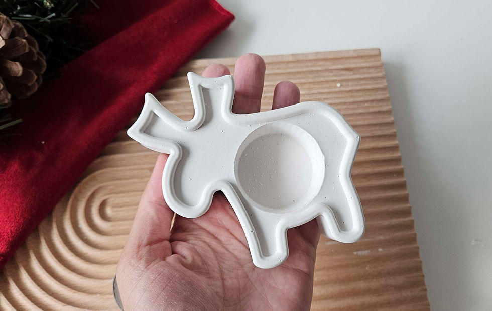 Deer candle holder for tea light