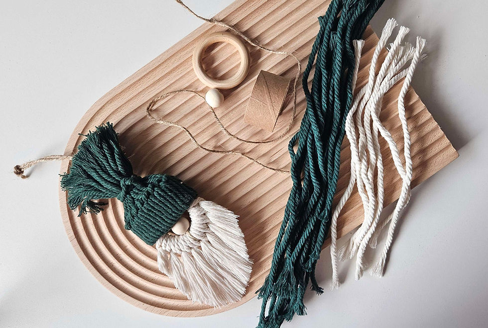 Thumbnail: DIY Macrame Gnome Ornament 