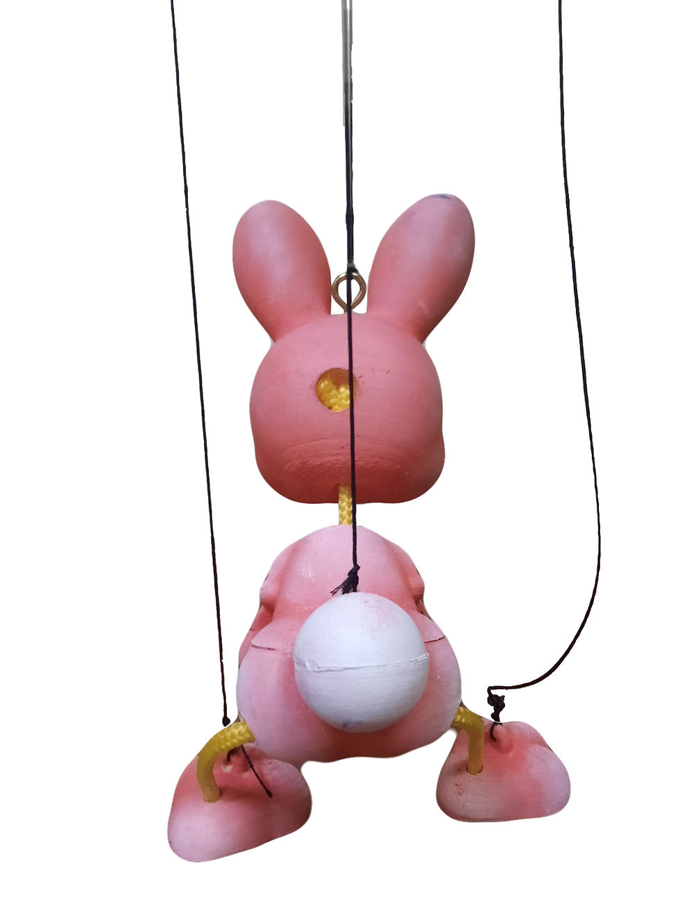 Küçük resim: Pembe Poncik İpli Tavşan Kuklası