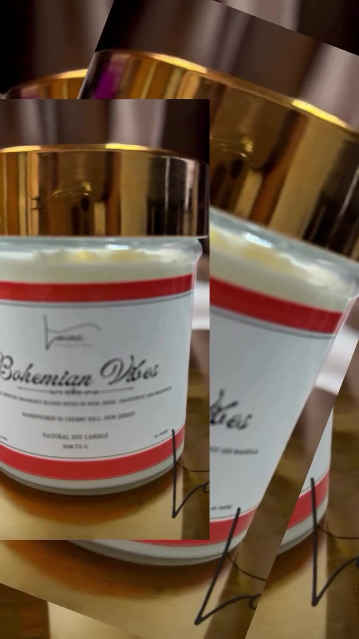Thumbnail: WHOLESALE Plant Based Soy Candle W/wax embeds