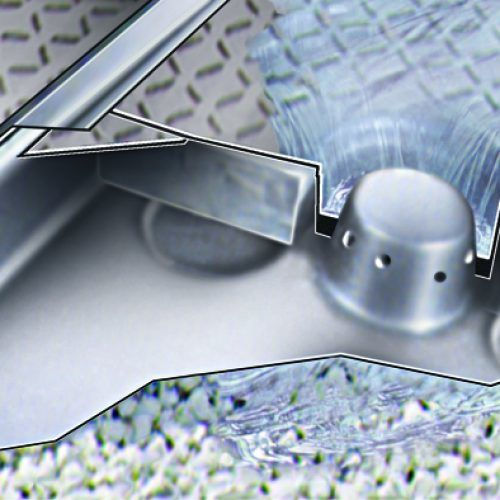 Thumbnail: railroad spill containment pan fittings