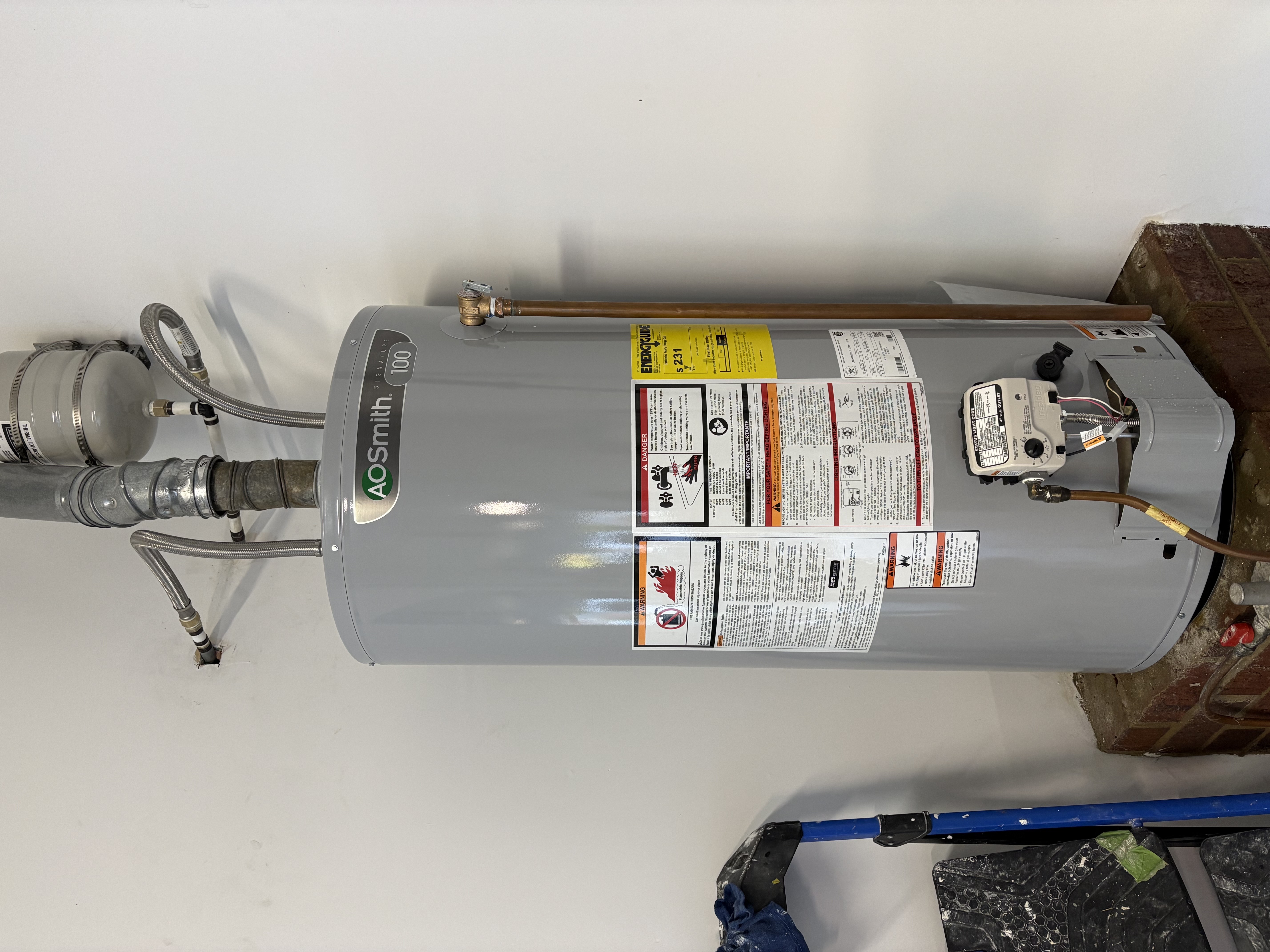 HVAC and plumbing installation project