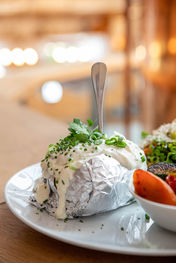 Ofenkartoffel mit Kräuterquark