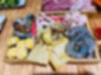 portioned "seagan" platter