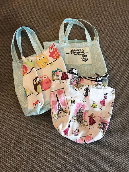 Hand made welcome bags