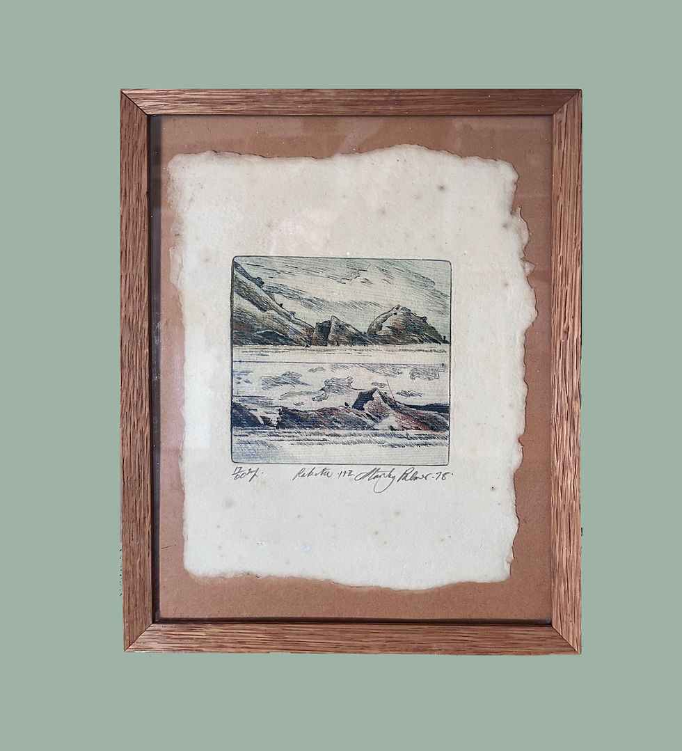 Silent Art Auction - Stanley Palmer etching