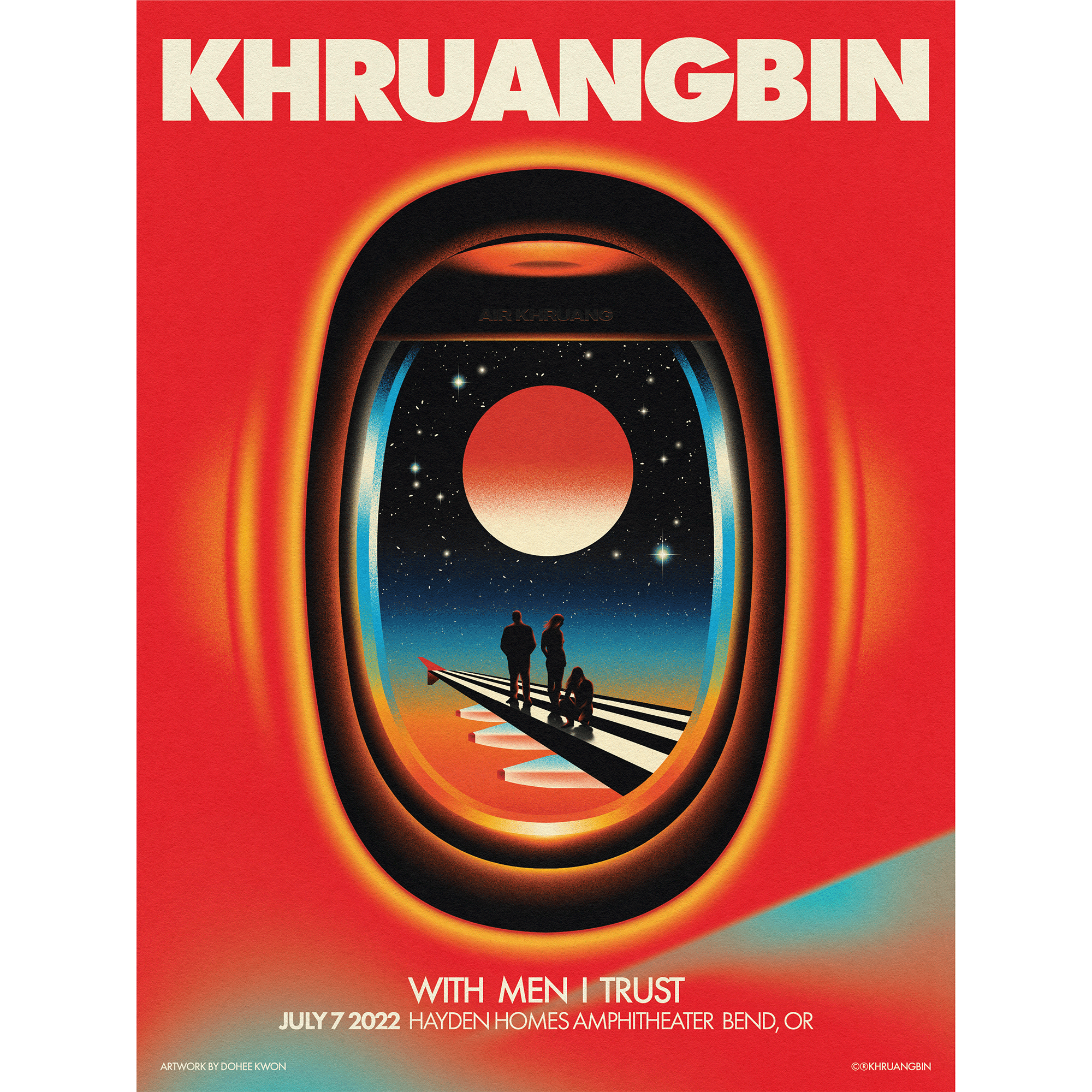 Khruangbin Tour Poster(Bend, OR) Dohee Kwon
