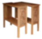 Carved Twin Side Tables