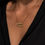 Thumbnail: Brass Libra Pendant Necklace