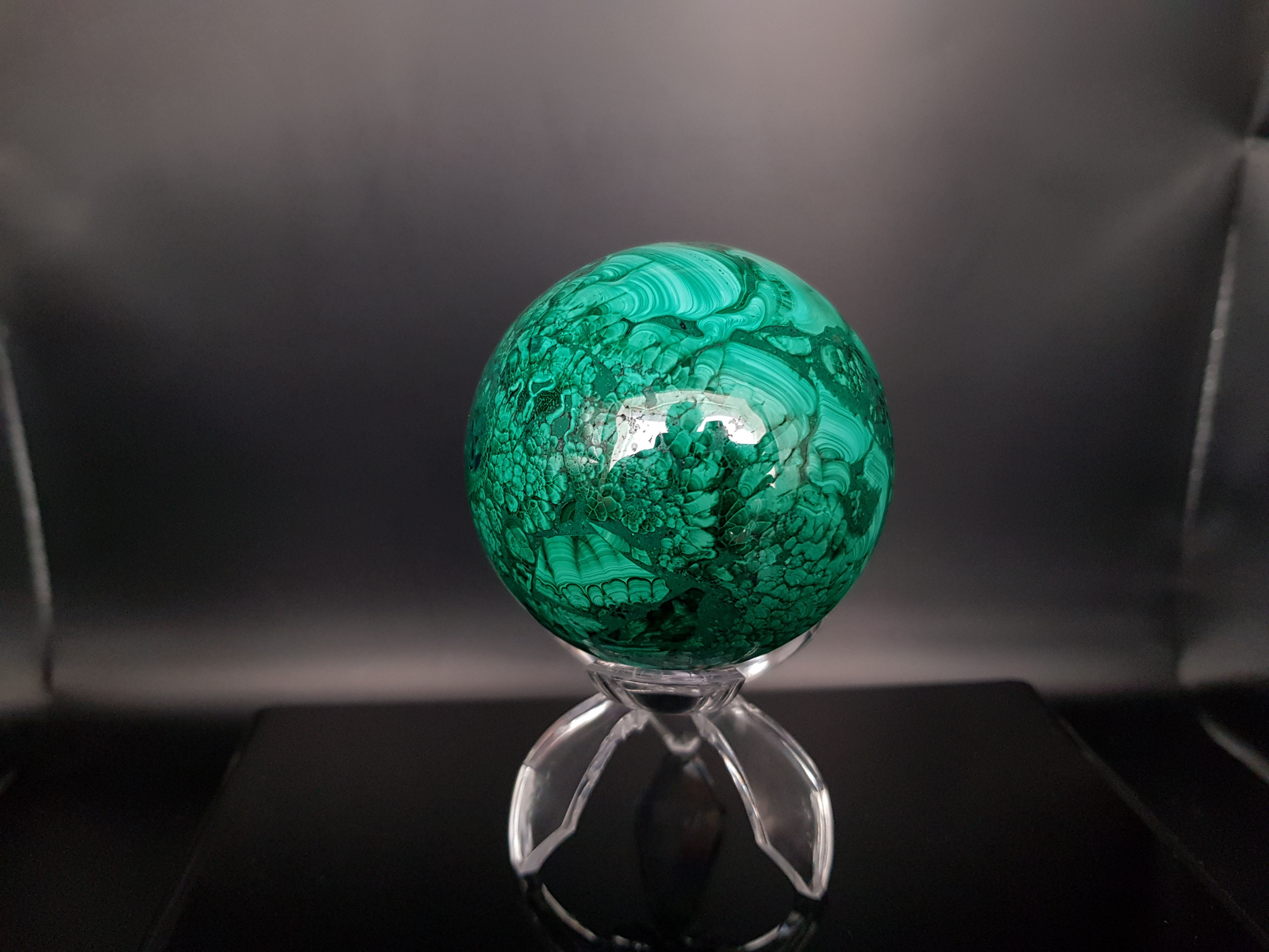 Malachite - Sphère ∅ 6cm - 447gr
