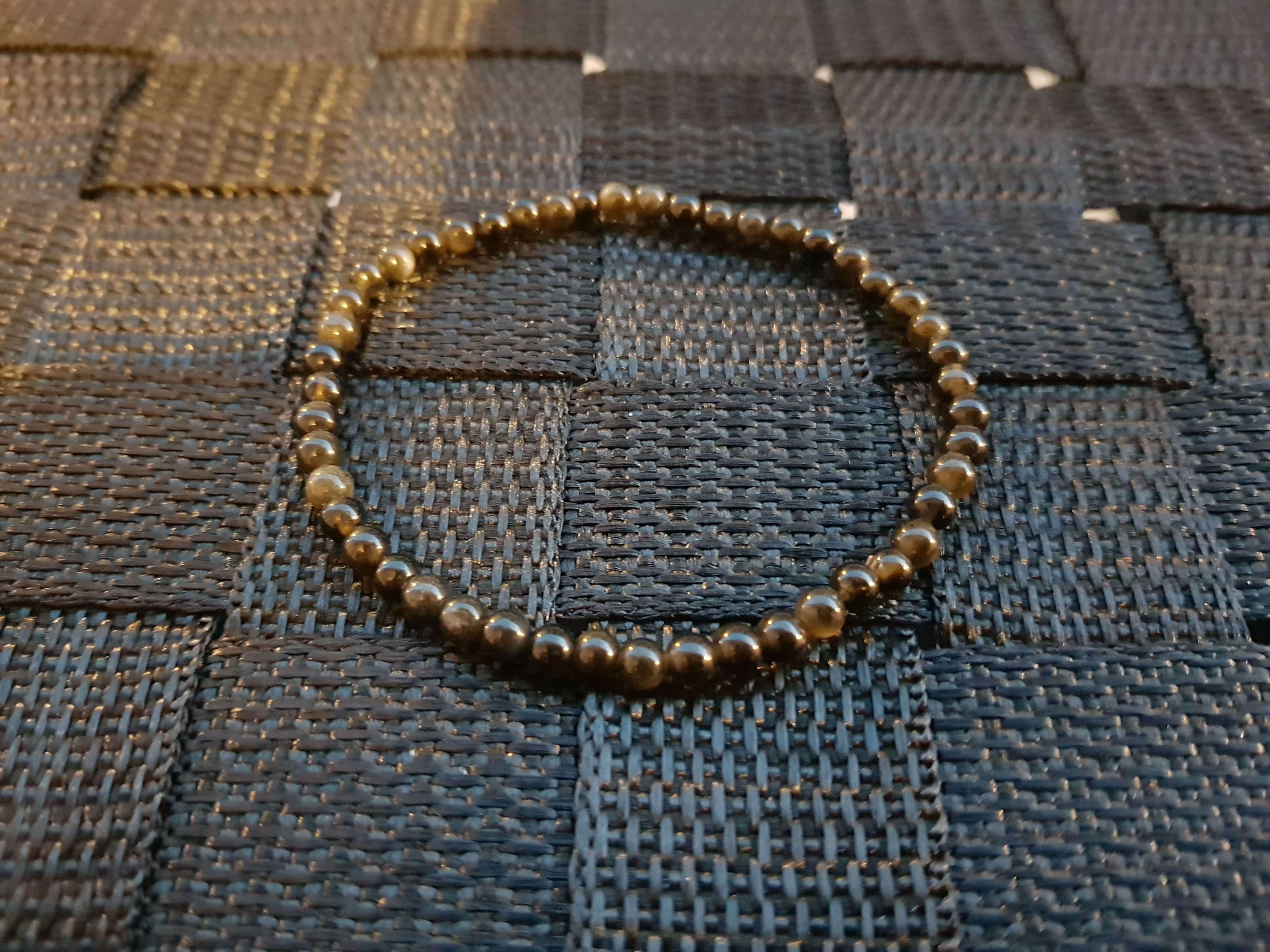 Obsidienne dorée  - Perles de 4mm