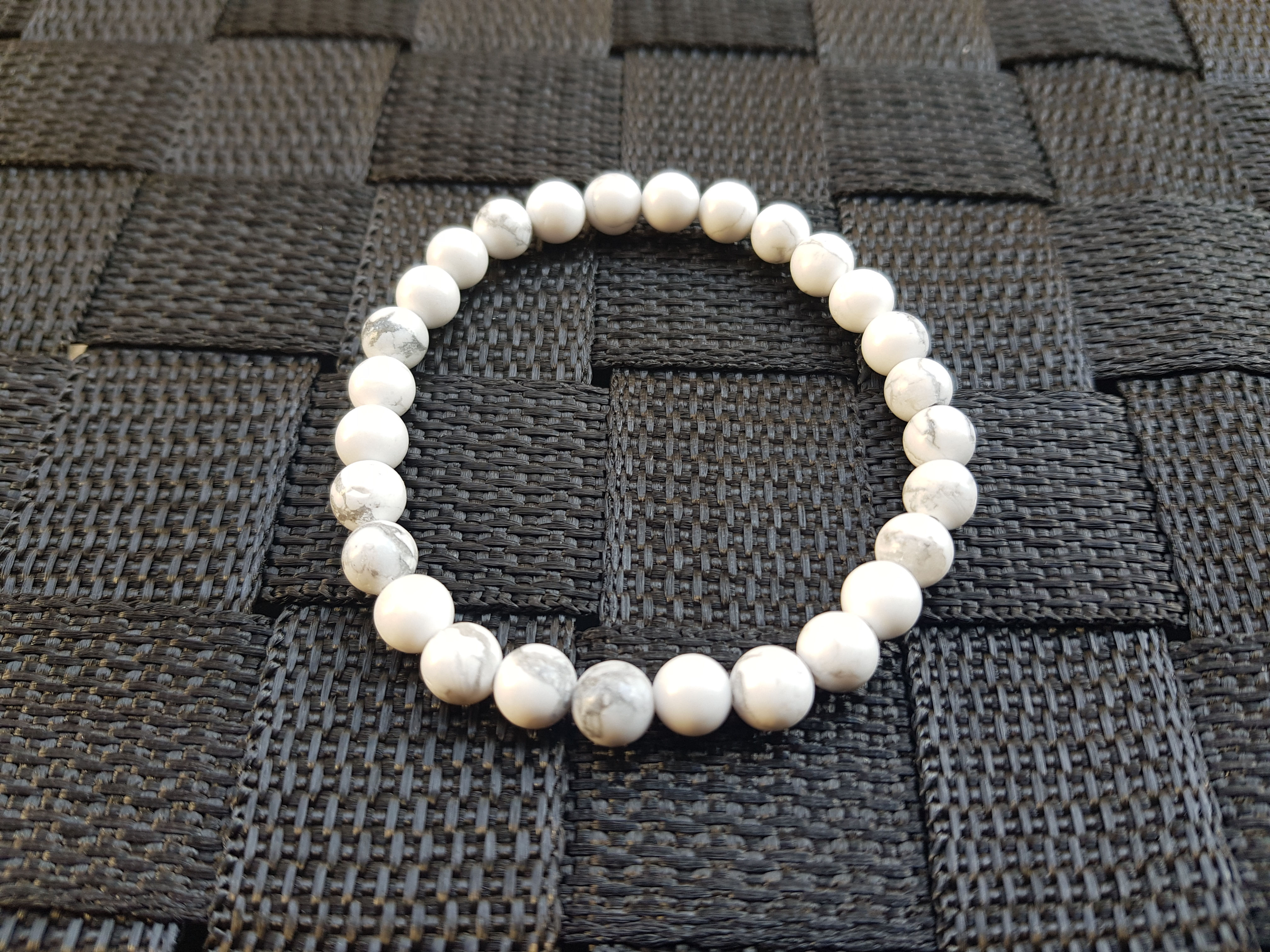 Howlite - Perles de 6mm