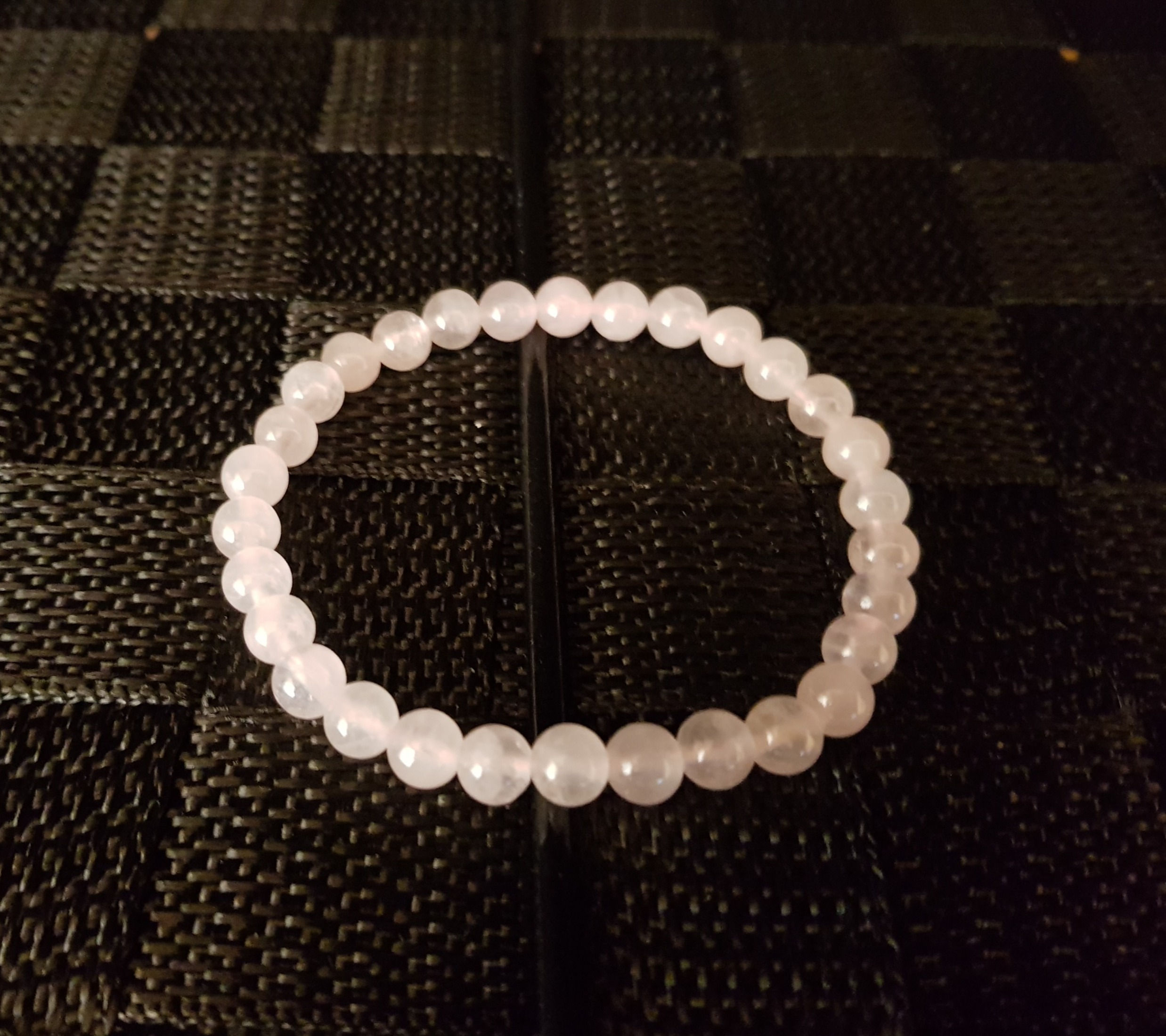 Quartz Rose  - Perles de 6mm