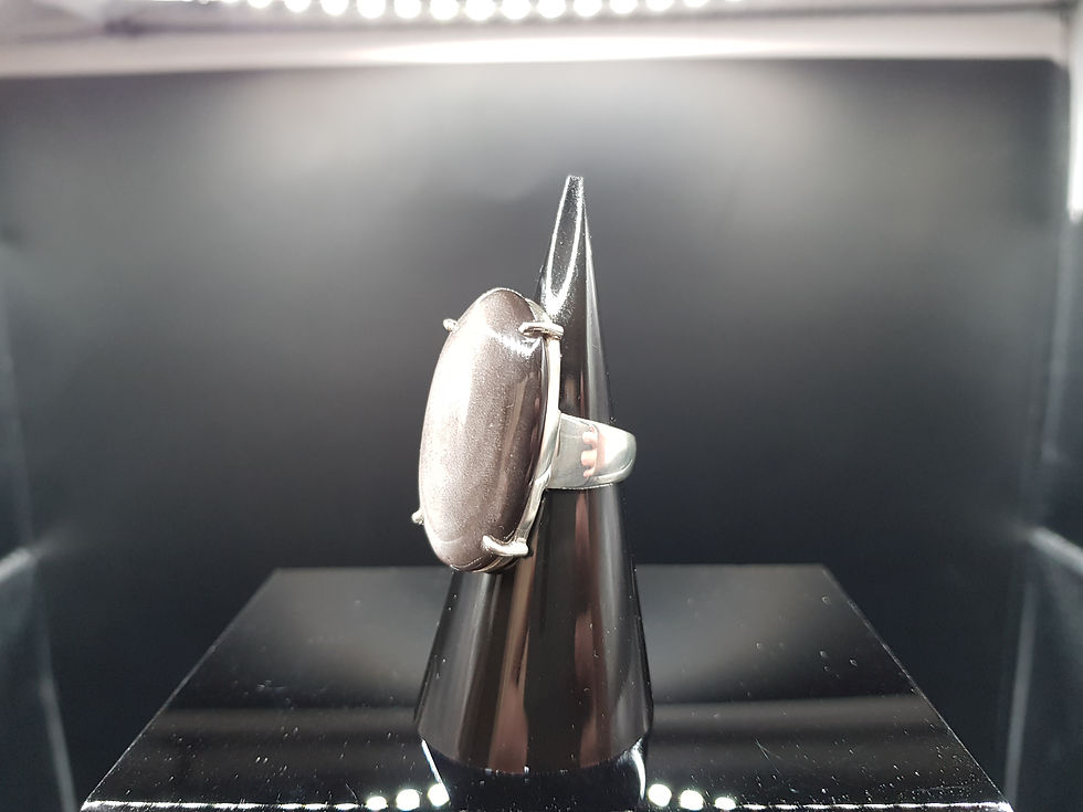 Miniature : Obsidienne argentée