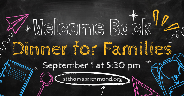 Welcome Back Dinner for Families