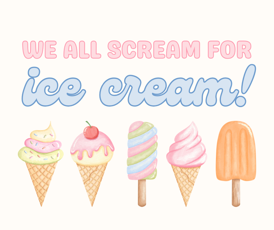 Fourth of July Ice Cream Sundae Bar