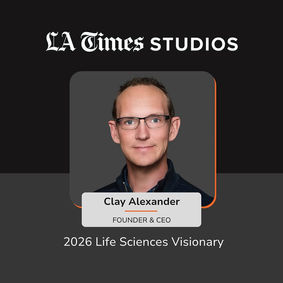 Clay Alexander Named to LA Times Studios’ 2026 Life Sciences Visionaries List