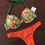 Miniatura: Bikini PushUp Naranjas