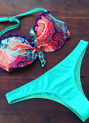 Bikini PushUp Aqua