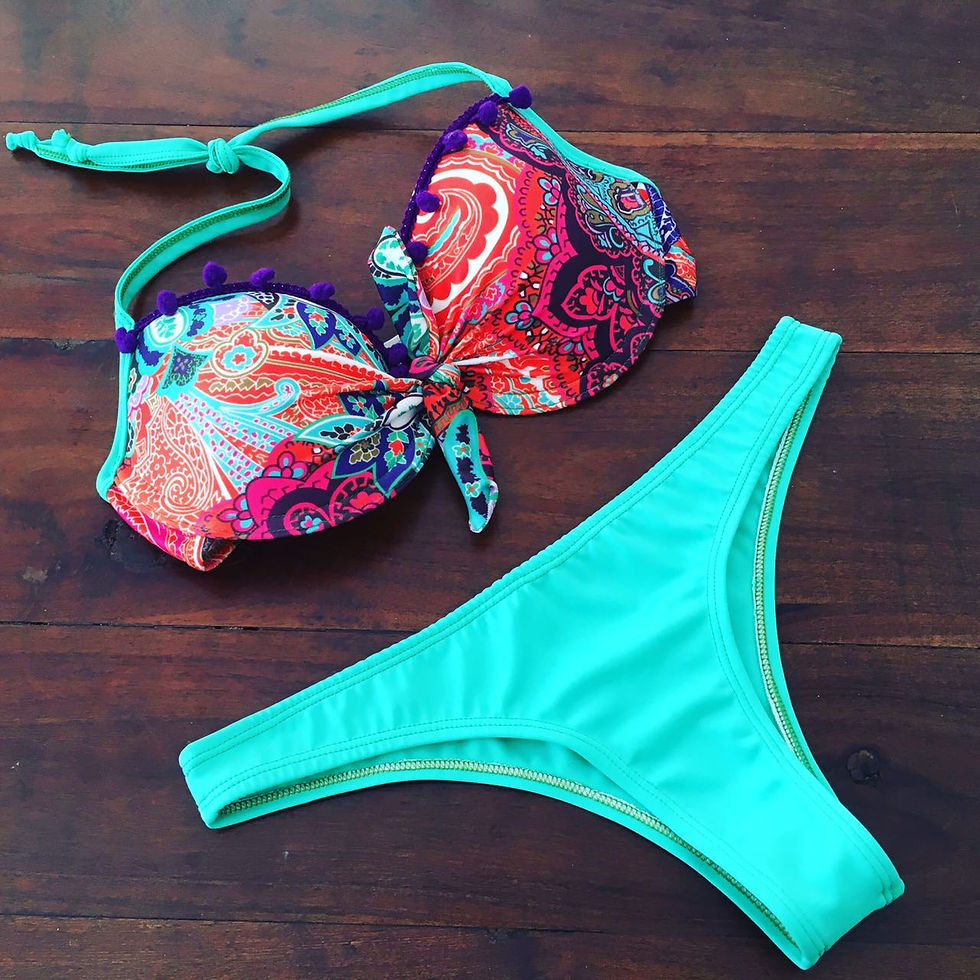 Bikini PushUp Aqua