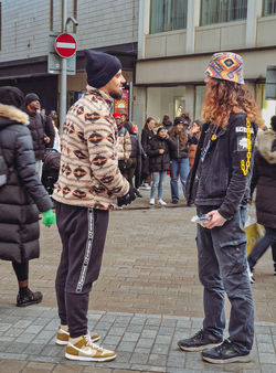 Outreaching in Leeds Town centre