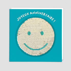 Cartes sequin Emojie