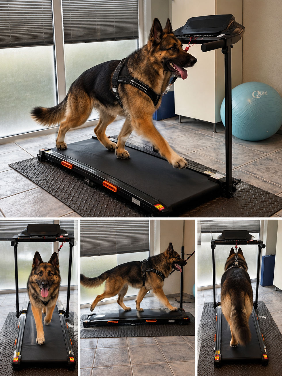 Laufband-Training Hundephysiotherapie, Muskelaufbau, Tierphysio Hattingen