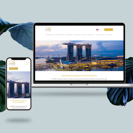 Investment Bank, Website Design