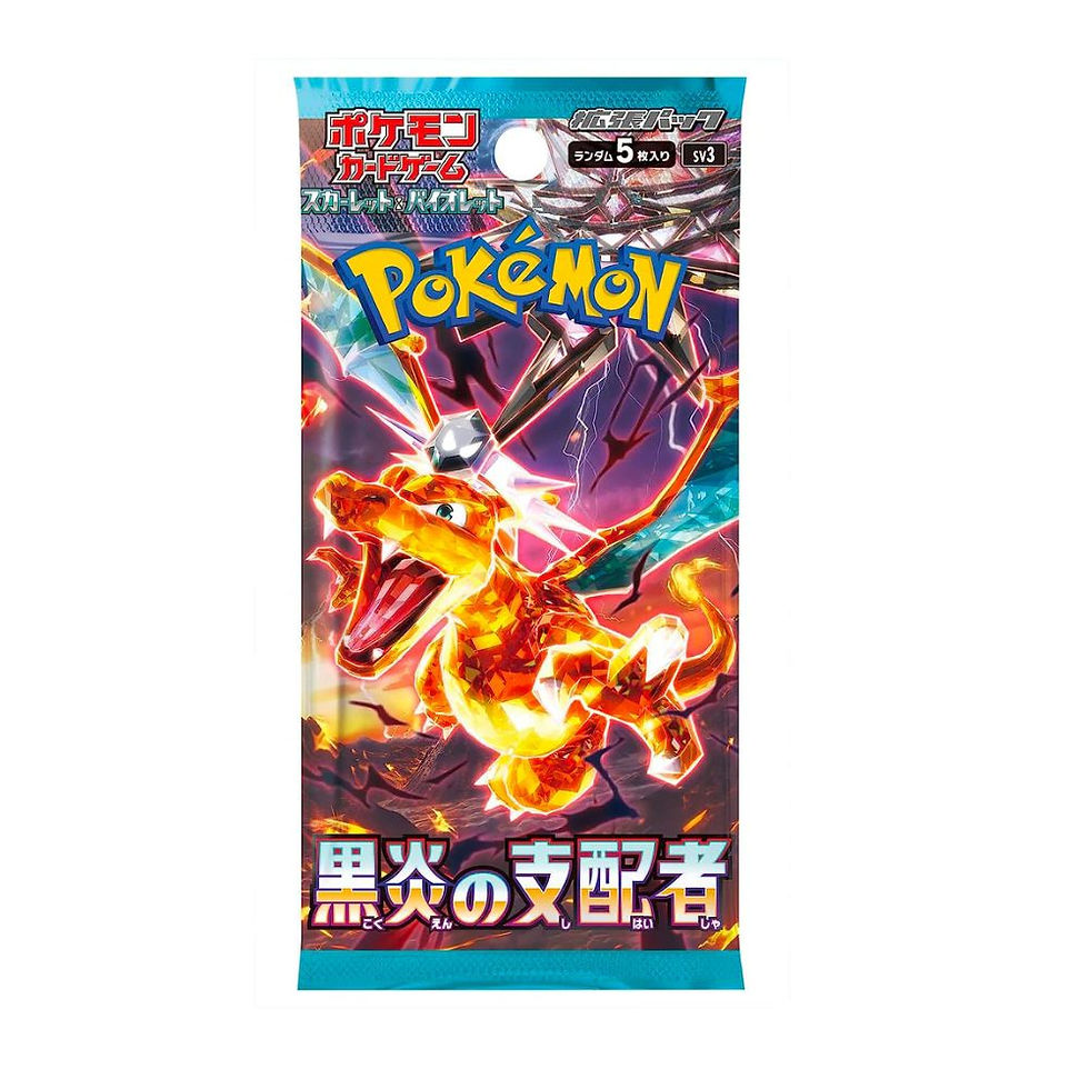Pokemon Ruler of the Black Flame Japanese Booster Pack monmasterstcg Los Angeles
