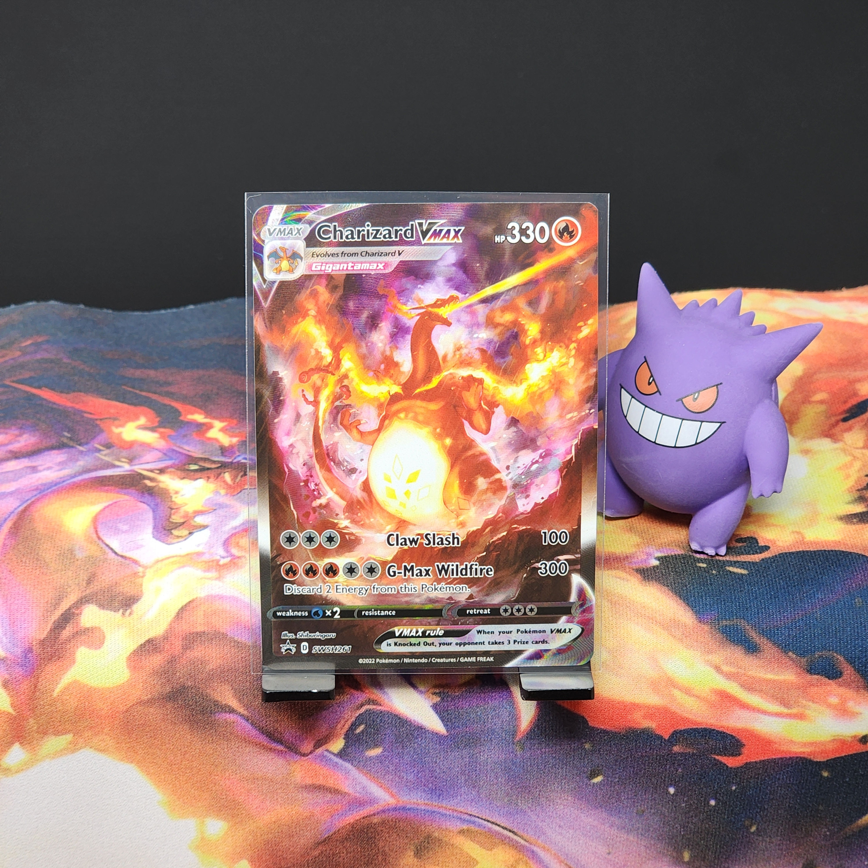 2022 Pokemon Black Star Promo Full Art Charizard Vmax #261