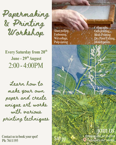 Paper making & Printmaking Workshop