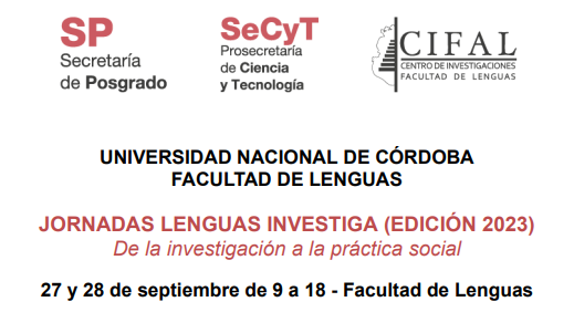 Jornadas Lenguas Investiga 2023