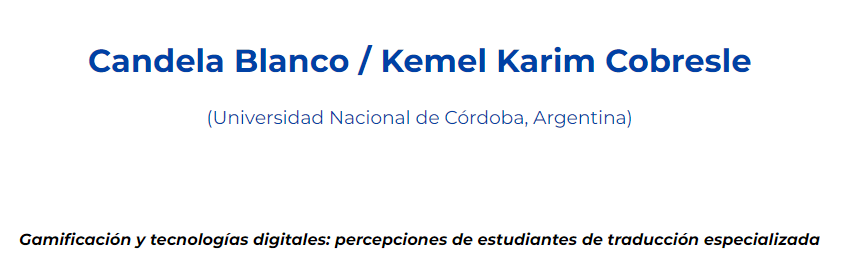 Cande y Kemel - Ponencia