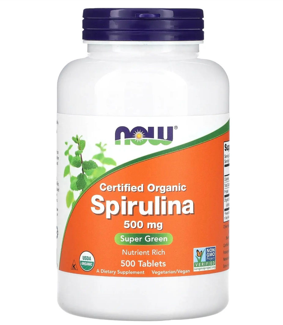 Cпіруліна | Org Spirulina 500mg - 500 табл.