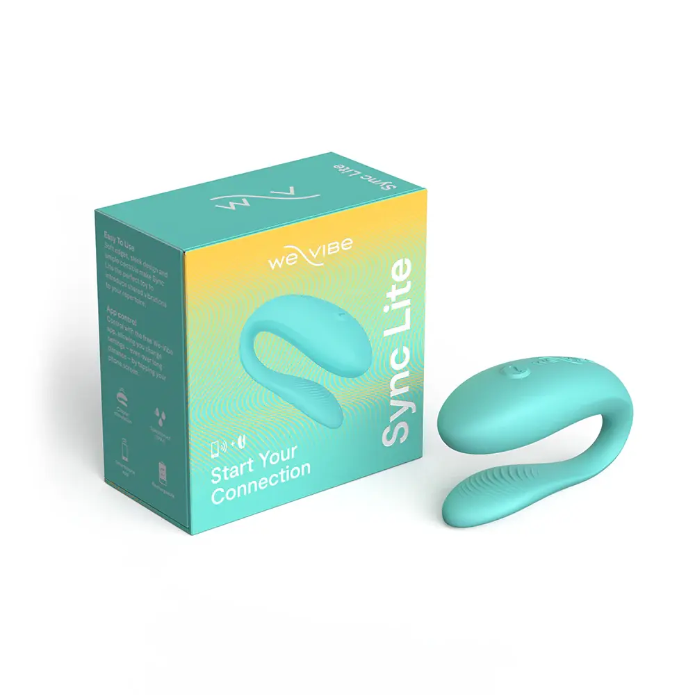 We-Vibe Sync Lite – App-Controlled Couples Vibrator (Aqua)