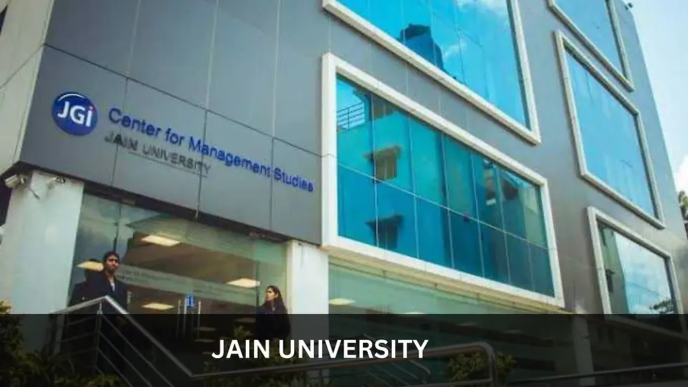 JAIN UNIVERSITY , SUCCESEDGE ACADEMY
BCom with CA