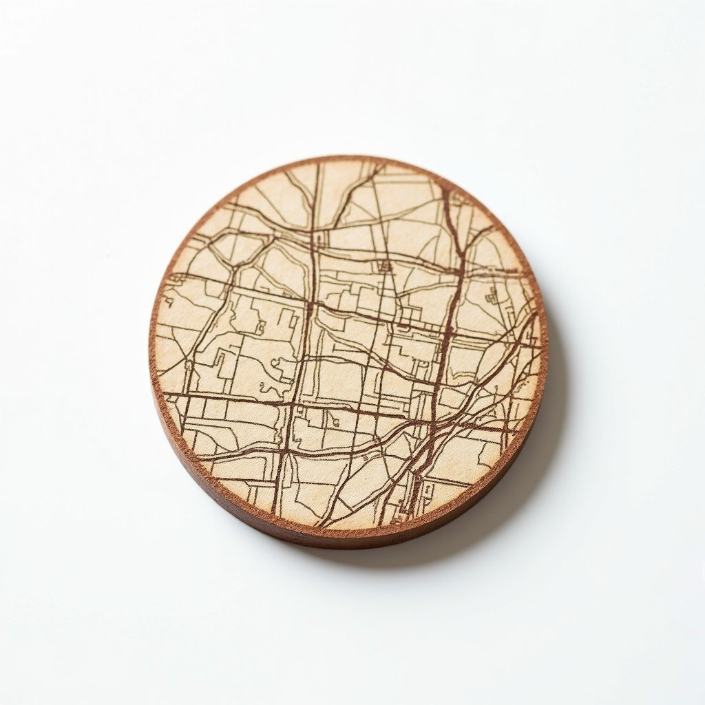 Personalized Map Coaster