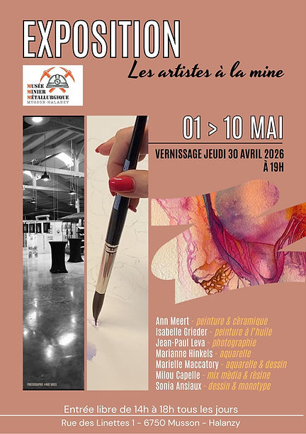 Affiche Exposition Les artistes à la mine mai 2026.jpg