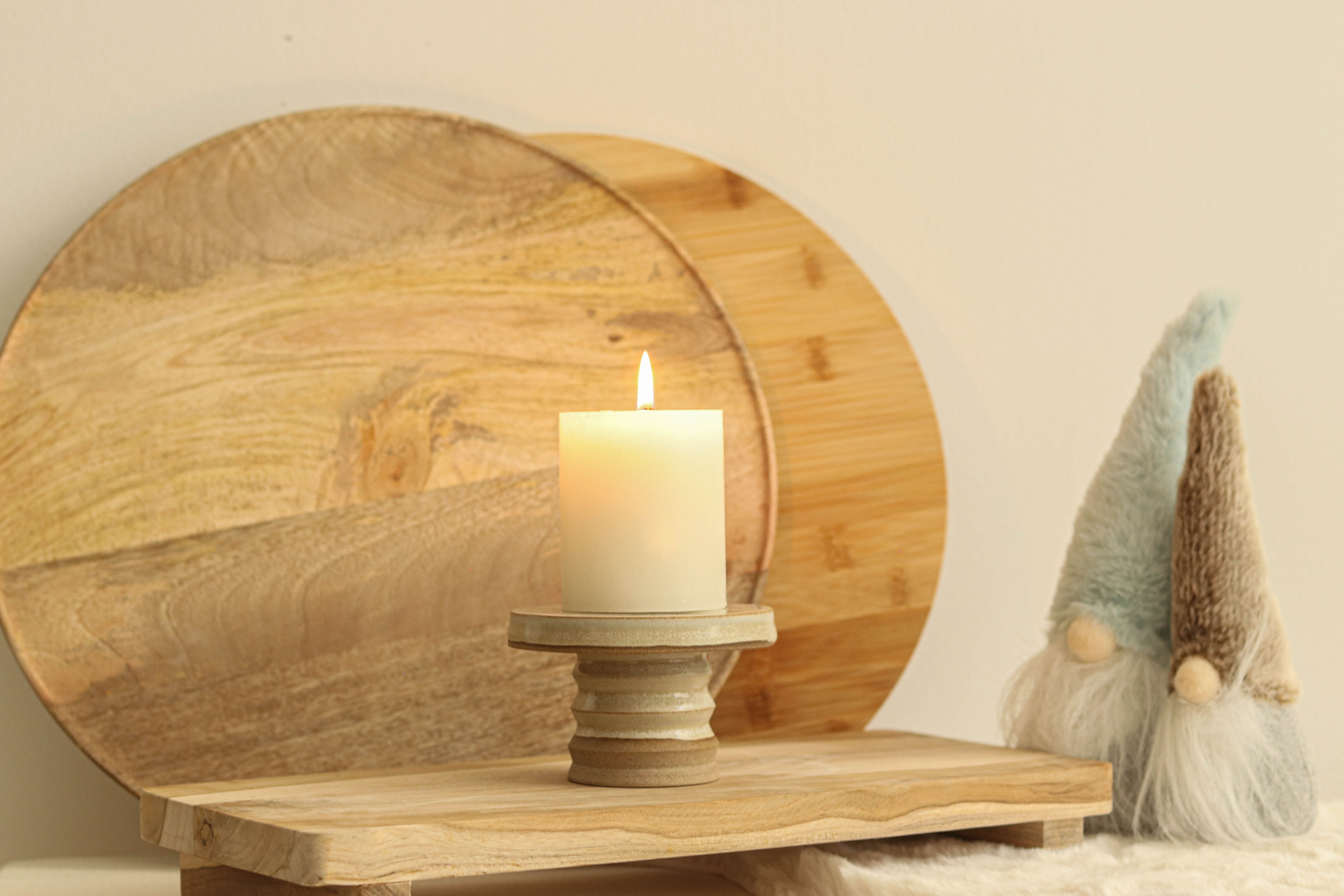 Pillar Candle Holder - Tall & Narrow