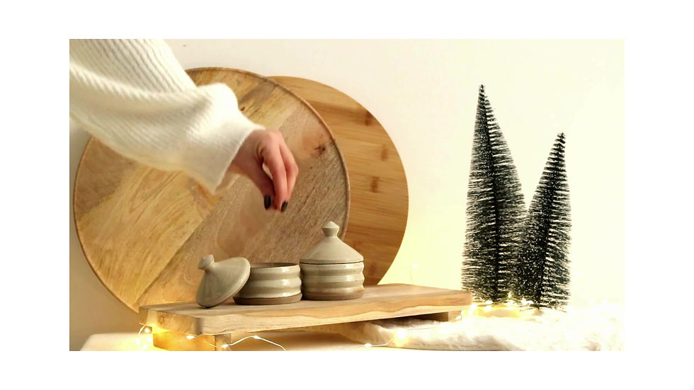 Thumbnail: Lidded Jar - Cream Caramel