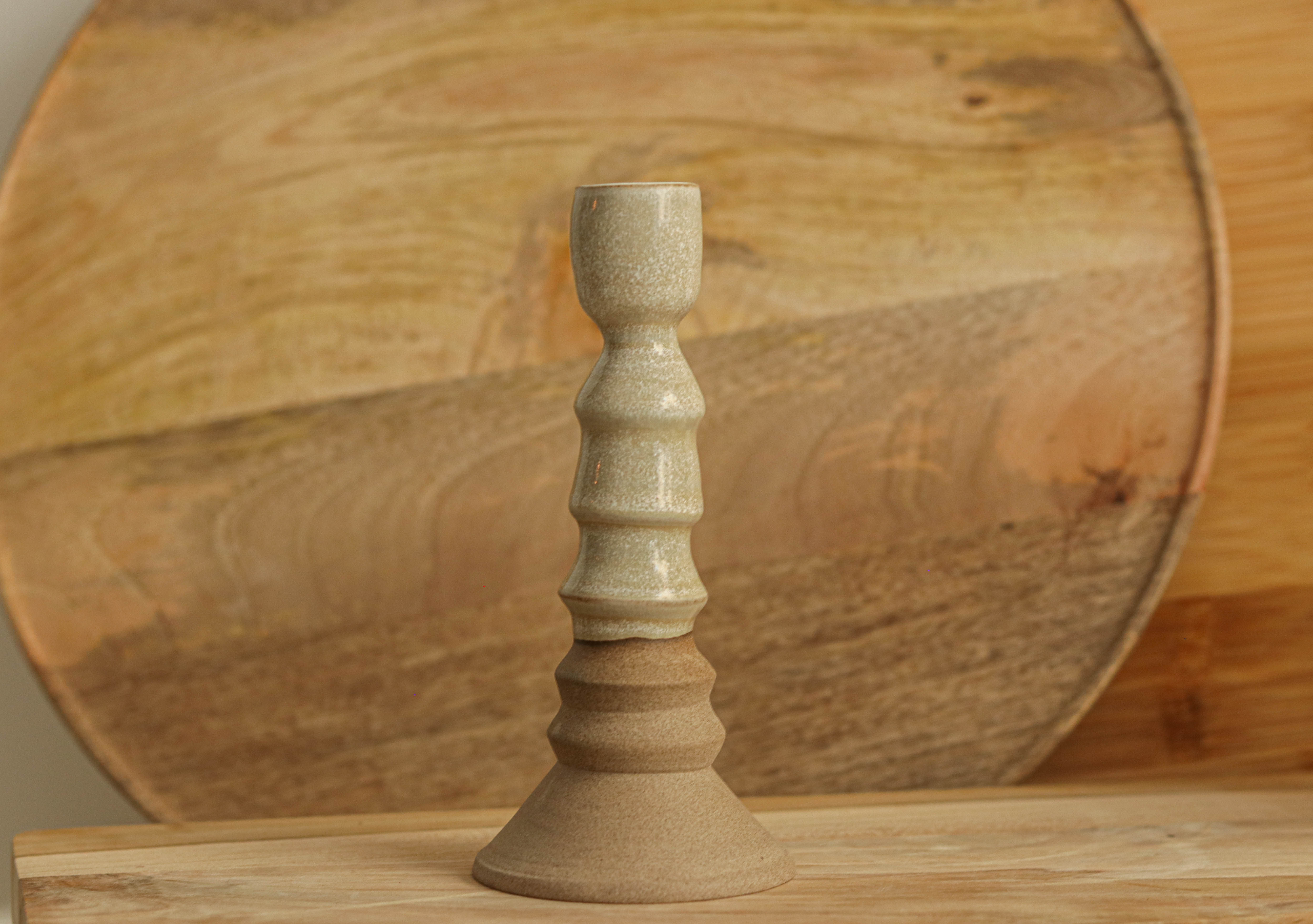 Candle Holder - Extra Tall & Cream Caramel