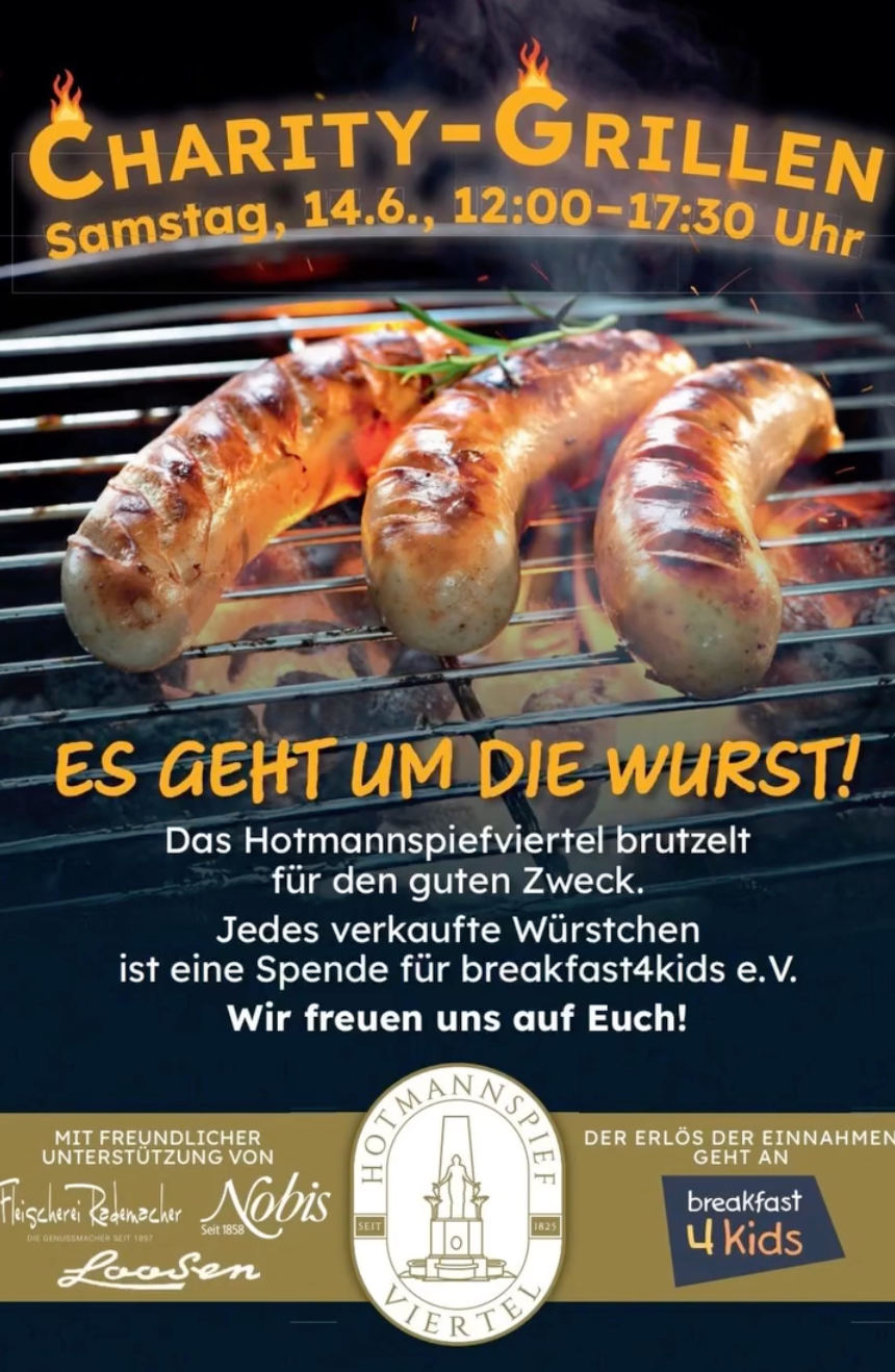 Charity-Grillen an der Hotmannspief!