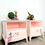 Thumbnail: pink bedside cabinets/ pink bedside tables/ stag minstrel pink bedside tables/hertfordshire/ pink bedroom furniture/ pink