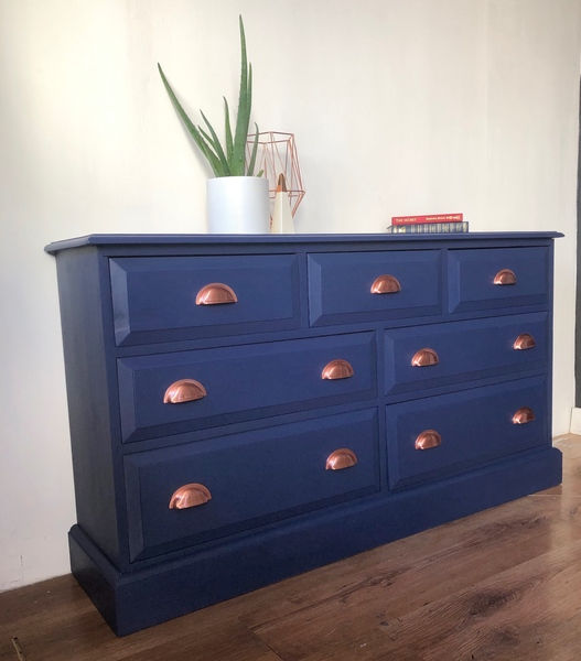 Thumbnail: blue merchant chest of drawers