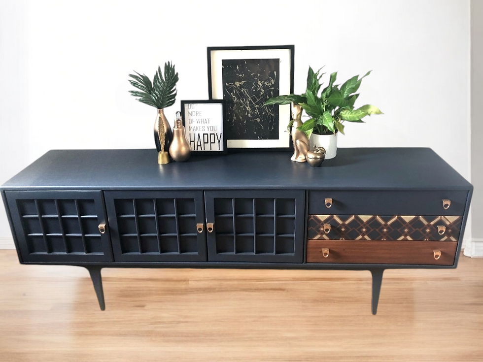 Thumbnail: Navy blue younger sideboard 
