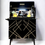 Thumbnail: Black and gold drinks cabinet 