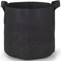 Aeration Fabric Pots with Handles (Black)