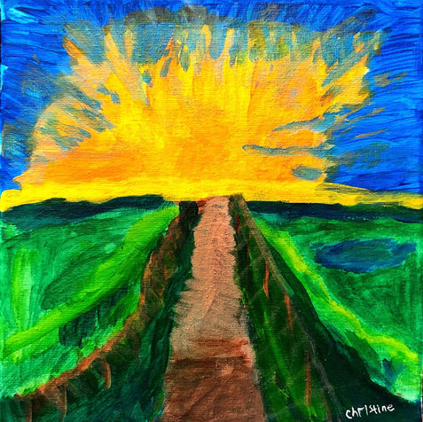 911C22-06 The Pathway at Sunset by Christine Johnson.jpg